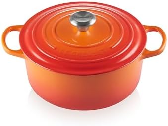 Le Creuset Enameled Cast Iron Round Dutch Oven, 5.5 qt., Flame by Unknown