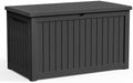 DRATO 310 Gallon Deck Boxes Outdoor Waterproof, Large Lockable Storage Box by DRATOprovidesawarmandcozy