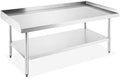 GRIDMANN NSF 16-Gauge Stainless Steel 60" L x 30" W x 24" H Equipment Stand Grill Table with Undershelf for Commercial Restaurant Kitchen by GRIDMANN