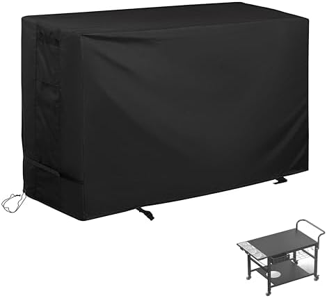 Pizza Oven Table Cover for Leteuke Pizza Oven Table Grill Cart, Outdoor Pizza Oven Stand Cover for Leteuke BBQ Prep Tables Station by Unknown