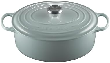 Le Creuset Enameled Cast Iron Oval Dutch Oven, 6.75 qt., Sea Salt by Unknown