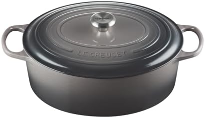 Le Creuset Enameled Cast Iron Oval Dutch Oven, 9.5 qt., Oyster by Unknown