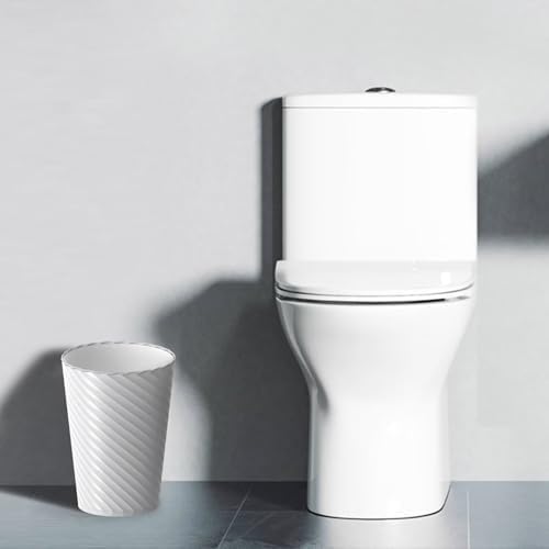 Lysam Bathroom Trash Can 3 Pack, 1.8 Gallon Small Trash Can with Trash Bags - Image 2