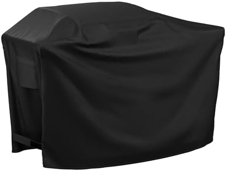 SHINESTAR Griddle Cover for Blackstone 28in Rangetop & 36in Airfryer Combo Griddle, Heavy Duty Waterproof 600D Polyester Fabric Cover with Large Air Vent and Fastening Strap, Black by SHINESTAR