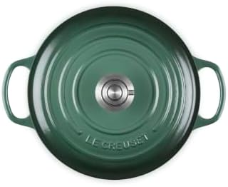 Le Creuset Enameled Cast Iron Round Dutch Oven, 4.5 qt., Artichaut/Crucible - Image 2
