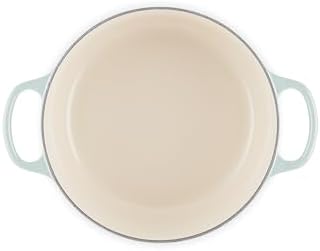 Le Creuset Enameled Cast Iron Round Dutch Oven, 4.5 qt., Sea Salt - Image 3