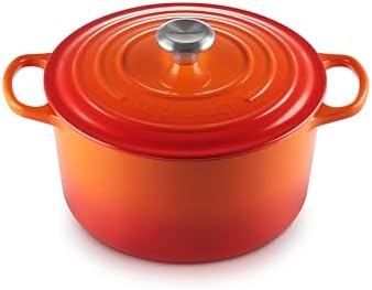 Le Creuset Enameled Cast Iron Signature Deep Round Oven, 6.5 qt., Flame by Unknown