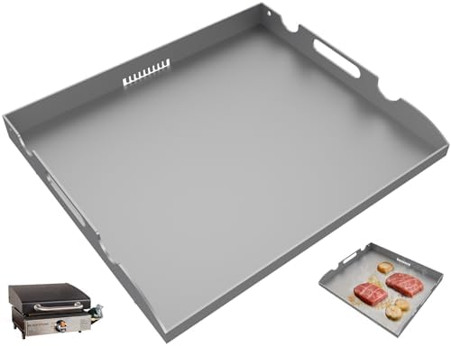 Griddle Top Replacement for Blackstone 17" Flat Top Grill w/Rear Grease by PETKAO