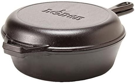 Lodge Cast Iron Combo Cooker, 3.2 Quart Deep Pot & 10.25 Inch Skillet Lid - Image 4
