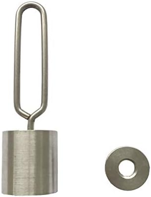 Heavy Duty Stainless Steel 304 Grill Rotisserie Spit Rod Counter Balance Weight with Lock Washer Kit - Image 2