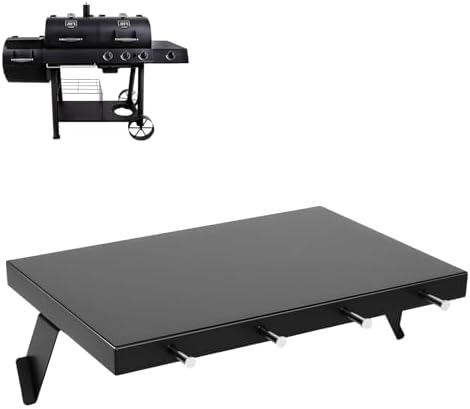 Utheer Front Shelf for Oklahoma Joe's Longhorn Combo Grill, BBQ Prep Table by Utheer