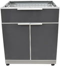 Blue Sky Outdoor Living, OKC3024GDR1DG, 2-Door, 1-Drawer Outdoor Kitchen Cabinet – Durable Weather-Resistant Storage for Patios, Backyards, and Grilling Stations – Slate Gray by BlueSkyOutdoorLiving