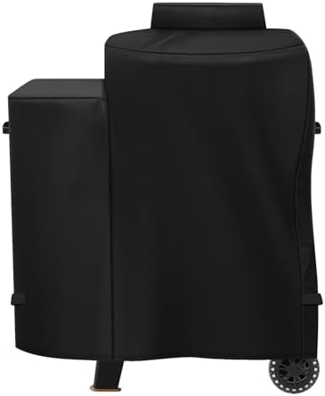 Heavy Duty 600D Polyester Grill Cover Compatible with Pit Boss Phoenix Kettle Grill Onyx Edition Weather Resistant PB Phoenix Kettle Pellet Charcoal Grill Smoker Cover - Image 5