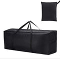 68" Extra Large Waterproof Outdoor Cushion Storage Bag – Heavy Duty Patio Furniture Cover with Zipper,Handles for Pool Decor,Christmas Tree Storage & Moving (173x76x51cm) (Black) by WinmistGlimpse