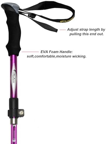 A ALAFEN 7075 Aluminum Collapsible Ultralight Trekking Pole - Image 5