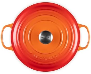 Le Creuset Enameled Cast Iron Round Dutch Oven, 7.25 qt., Flame - Image 2