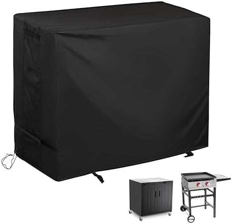 Griddle Cover for Royal Gourmet GB2000 2 Burner Grill, Flat Top Grill Cover for Outdoor BBQ, Outdoor Barbecue Cover for Gas Propane Griddle-Waterproof by Unknown
