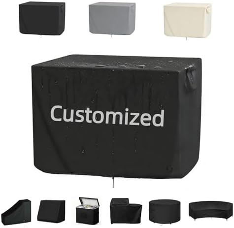 Personalized Outdoor Grill Cover Custom Size/Shape/Color/Accessory by Guisong
