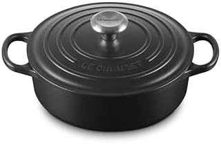 Le Creuset Enameled Cast Iron Round Wide Dutch Oven, 3.5 qt., Licorice by Unknown