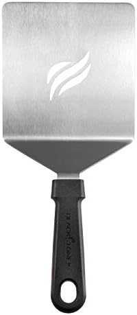 BLACKSTONE 5047 Burger Spatula Heavy Duty Plastic Handle Large Stainless Steel Food Grade Flat Top Griddle Accessories-Hamburger Pancake Flipper– Grill Scraper Utensil for Home Kitchen Restaurants by Unknown