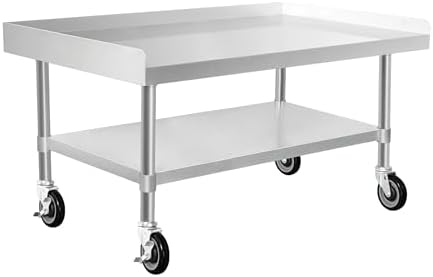 HARDURA Stainless Steel Equipment Stand with Casters 30"X48" by HARDURA