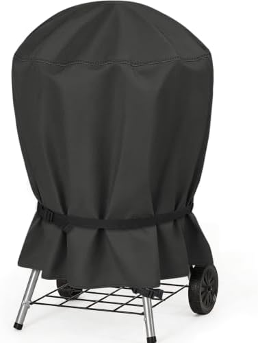 NettyPro Charcoal Kettle Grill Cover 22 inch Outdoor Round Smoker Cover by NettyPro