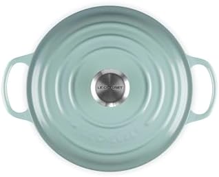 Le Creuset Enameled Cast Iron Round Wide Dutch Oven, 3.5 qt., Sea Salt - Image 2