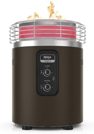 Ninja Fireside360 Fire Pit/Heater, 80,000 BTU, 3 Modes, Metallic Mocha by Unknown