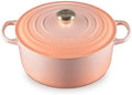 Le Creuset Enameled Cast Iron Round Dutch Oven, 5.5 qt., Peche by Unknown
