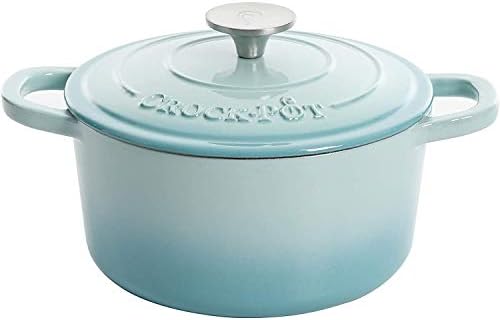 Crock-Pot Artisan Round Enameled Cast Iron Dutch Oven, 5-Quart, Pink Blush by Crock-PotBrand