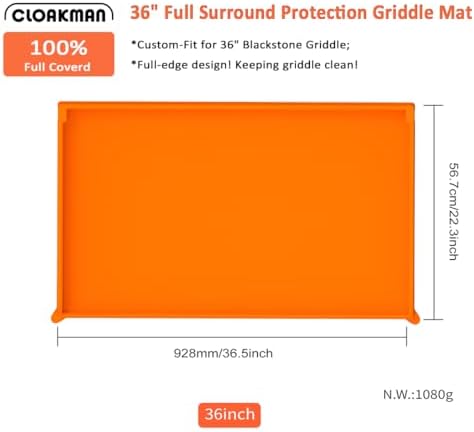 Full-Edge 36" Silicone Griddle Cover Compatible with Blackstone - Image 2