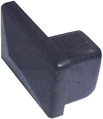 30-304B Sling Insert Rectangular Sling Chair Replacement End Caps - 1" L x 3/4" W - Black (10 pcs Pack) - Image 2