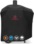 Grill Cover for Oklahoma Joe's Bronco Drum Smoker - 600D Premium BBQ Cover Waterproof & Heavy Duty for Oklahoma Joe's Bronco Drum Grill by MCOMNOVAOUTDOORS