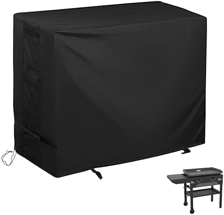 Grill Cover for Blackstone 2206 Original 28in Griddle, Flat Top Griddle Cover for Blackstone 28 Inch Grill with One Shelf by Unknown