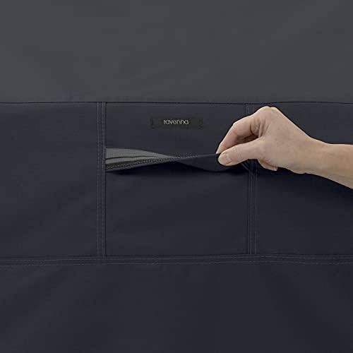 Classic Accessories Ravenna Water-Resistant 32 Inch Built-in BBQ Grill Top Cover, Black - Image 6