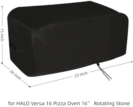 23 Inch Pizza Oven Cover Compatible with Halo Versa 16 Tabletop Pizza Oven - Image 2