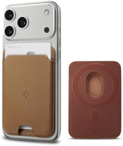 Spigen for MagSafe Wallet, Holds 2 Cards, Strong Magnet, Valentinus MagFit by Spigen