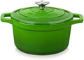 vancasso 2.5 Qt Enameled Cast Iron Dutch Oven with Lid, Green by vancasso
