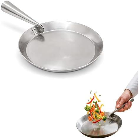 Lord of Battles Medieval Iron Handmade Large Folding Pan Fully Functional Medieval Camping Accessory Polished Finish Historical Re-enactments by LordofBattles