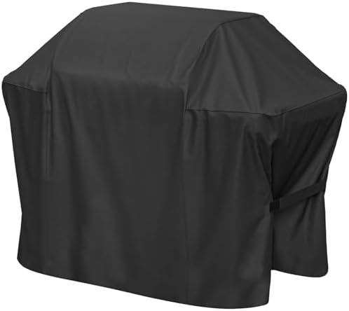 SHINESTAR 58 Inch Grill Cover for Weber Genesis II 300 Series, Heavy Duty Oxford Fabric BBQ Cover Waterproof UV Protection, Windproof with Adjustable Magic Tape Straps by SHINESTAR