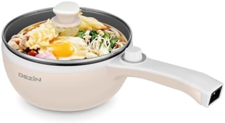 Dezin Electric Pot, 1.5L Non-Stick Portable Hot Pot Electric Upgraded, 700W by DEZIN