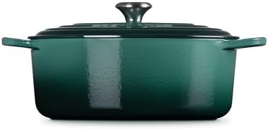 Le Creuset Enameled Cast Iron Oval Dutch Oven, 6.75 qt., Artichaut - Image 4