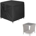 Outdoor Wicker End Side Tables Cover - 18''Lx18''W x20''H by Aidetech