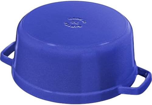 Staub Cast Iron 4-qt Round Dutch Oven - Blueberry - Image 4