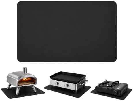 Heat Resistant Grill Mat for Countertop, 24 x 31 Inch Fireproof Waterproof BBQ Mat for Table and Countertop Protection, Fits Blackstone, Ninja, Gas Grills by FIREWESS