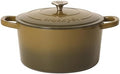 Crock-Pot Artisan 7-Quart Enameled Cast Iron Dutch Oven Pot with Lid, Round, Gradient Sage Green, Oven Safe Cookware by Crock-PotBrand