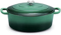E-far 5QT Oval Dutch Oven Pot with Lid, Enameled Cast Iron Dutch Oven by E-far