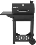 Nexgrill 22" Barrel Charcoal Grill, Side Shelf with Adjustable Chimney by Nexgrill