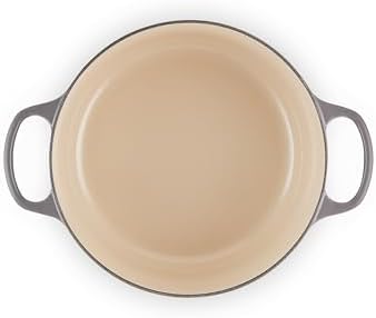 Le Creuset Enameled Cast Iron Round Dutch Oven, 9 qt., Oyster - Image 3