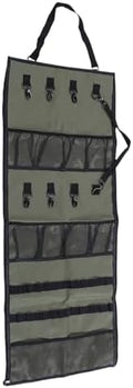 Camping Hanging Organizer, Tent Organizer for Inside with Mesh Pockets Hooks for Camping, RV, Picnic, 600D Oxford Cloth, One Piece Storage Bag, Green by Unknown